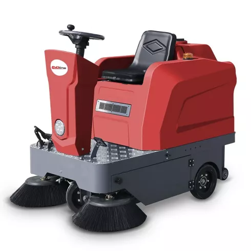 Подметальная машина аккумуляторная с сиденьем EVOline SWB 1250 R