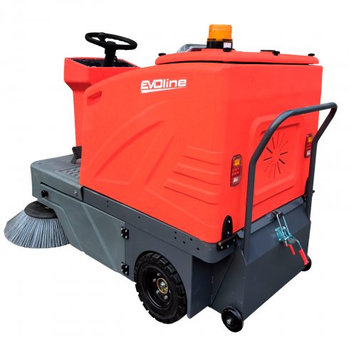 Подметальная машина аккумуляторная с сиденьем EVOline SWB 1400 R