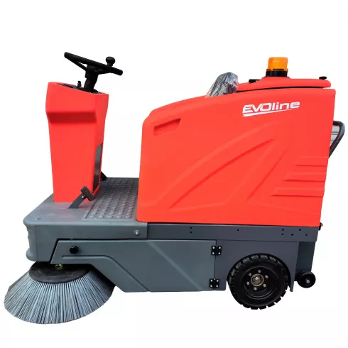 Подметальная машина аккумуляторная с сиденьем EVOline SWB 1400 R