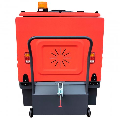 Подметальная машина аккумуляторная с сиденьем EVOline SWB 1400 R