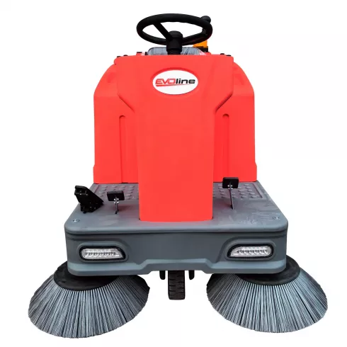 Подметальная машина аккумуляторная с сиденьем EVOline SWB 1400 R