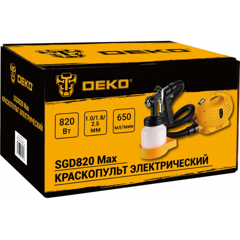 Краскопульт электрический Deko SGD820 Max (085-1332)