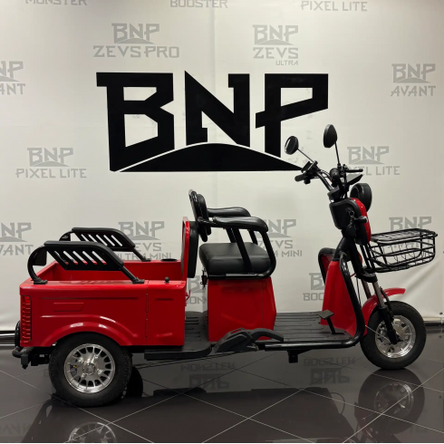 Трицикл электрический BNP Zevs Pro (красный)