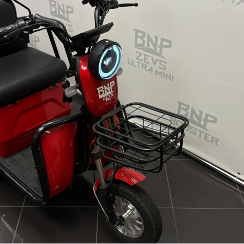 Трицикл электрический BNP Zevs Pro (красный)