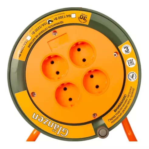 Удлинитель на катушке Glanzen EB-30-004