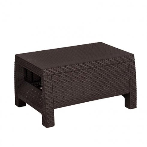 Столик журнальный Keter Corfu Table 207786 (коричневый)