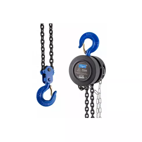 Лебедка механическая подвесная с фиксацией цепи натяжения Scheppach Sch-TRC9020