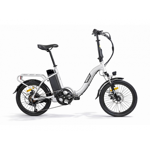 Электровелосипед Eltreco Flex серебристый матовый