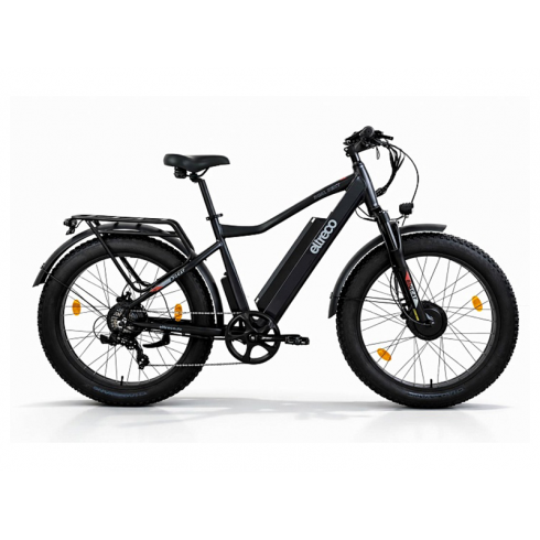 Электровелосипед Eltreco BigCat Dual Next PRO черный матовый