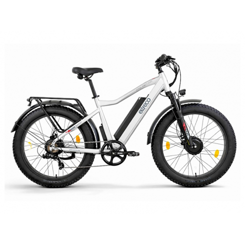 Электровелосипед Eltreco BigCat Dual Next PRO серебристый матовый