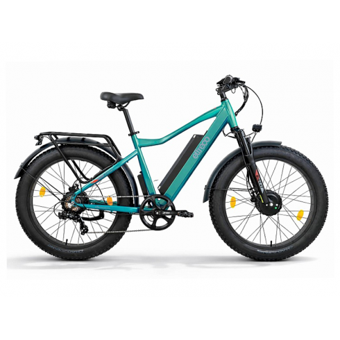 Электровелосипед Eltreco BigCat Dual Next PRO зеленый матовый
