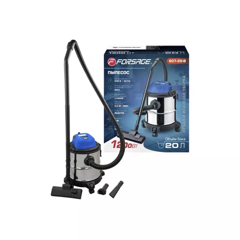 Пылесос для сухой и влажной уборки Forsage F-607-20-B