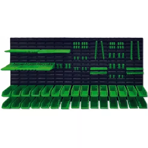 Настенный пластиковый стеллаж-органайзер для инструментов RockForce RF-PST2312