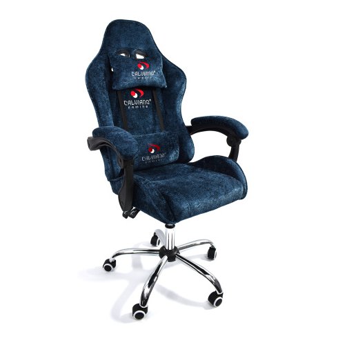 Вибромассажное кресло Calviano Nero blue plush