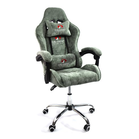 Вибромассажное кресло Calviano Nero green plush