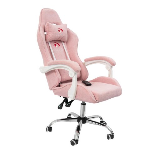 Вибромассажное кресло Calviano Nero pink plush