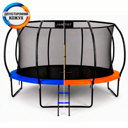 Батут Ametist PRO Inside D374-12FT Blue/Orange