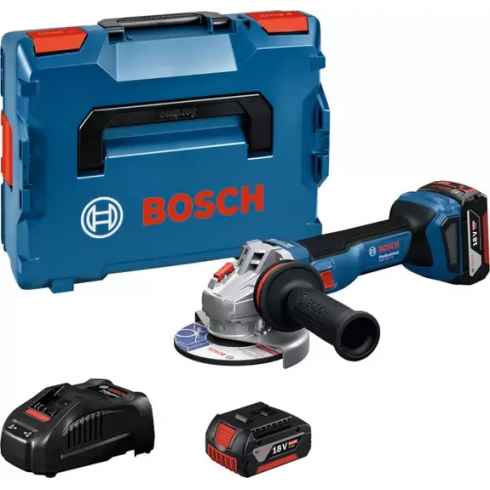 Машина шлифовальная угловая Bosch GWS 18V-11 S Professional (06019N4002) (с 2-мя АКБ, кейс)