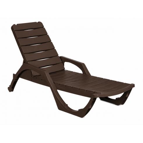 Шезлонг Keter Easy Comfort Premium (коричневый)