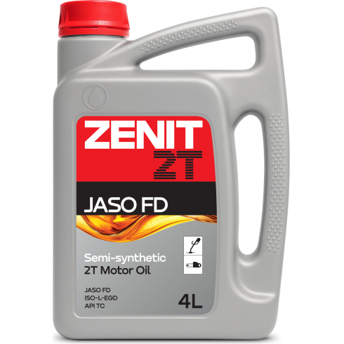 Масло моторное Zenit 2T JASO FD (4 л)