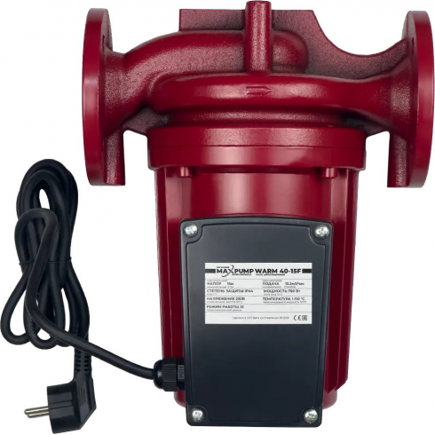 Насос циркуляционный Maxpump Warm 40-15F 230V
