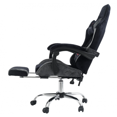 Массажное кресло Calviano Asti Ultimato (Black-Grey fabric)