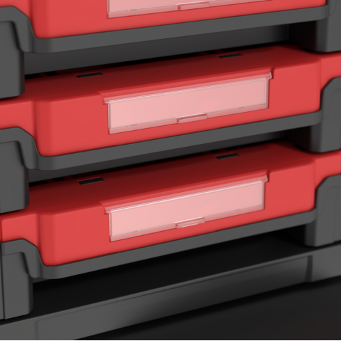 Ящик для инструментов Qbrick System PRIME Drawer 4 Toolbox Basic (SKRQPRIMD4BCZAPG001)