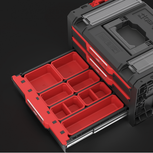 Ящик для инструментов Qbrick System PRO Drawer 3 Toolbox 2.0 Profi Expert (SKRQPRODP3E2CZAPG001)