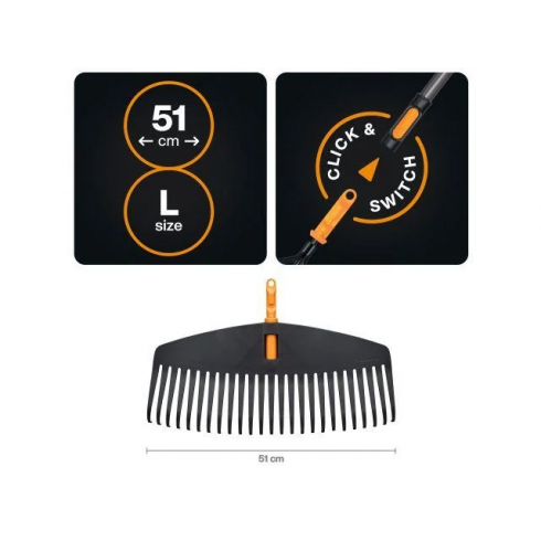 Грабли Fiskars L OneClick (1080673)