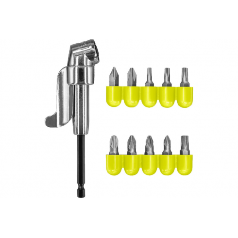 Насадка угловая с набором бит Ryobi RAKRAD11
