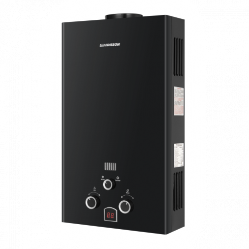 Водонагреватель газовый проточный Edisson E 20 D (Black)