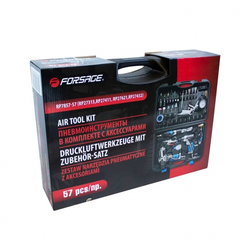 Набор пневмоинструментов с аксессуарами Forsage F-RP7857-57 (57+36 пр.)