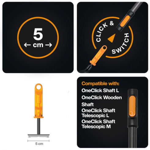 Тяпка двойная Fiskars OneClick (1080695)