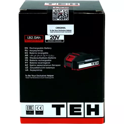 Аккумулятор для инструмента TEH LB2.0Ah 20V 10C