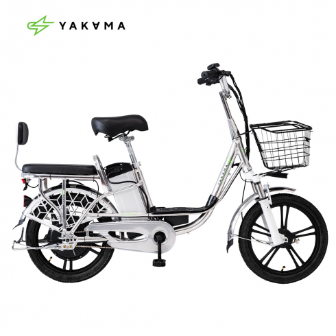 Электровелосипед Yakama R1 серебристый