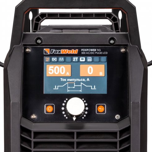 Аппарат аргонодуговой сварки FoxWeld FOXPOWER TIG 500 AC/DC PULSE LCD (1504)