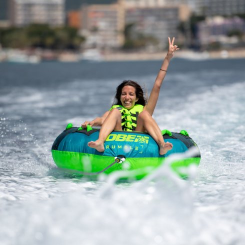 Надувной баллон для катания на воде JOBE Rumble Towable 1P Teal