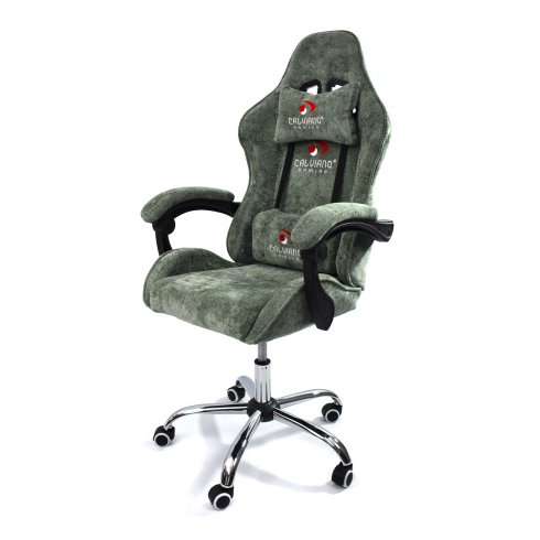Вибромассажное кресло Calviano Nero green plush