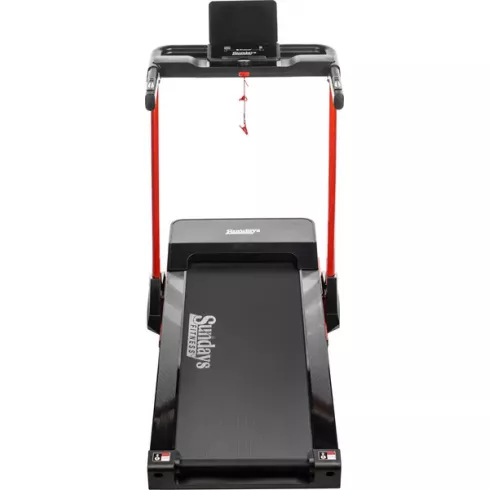 Электрическая беговая дорожка Sundays Fitness Middle Line T7F Plus (черный/красный)