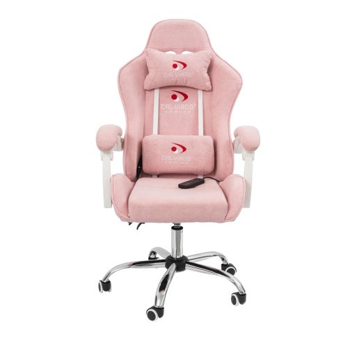 Вибромассажное кресло Calviano Nero pink plush