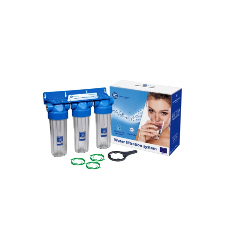 3-хступенчатая система фильтрации Aquafilter FHPRCL12-B-TRIPLE