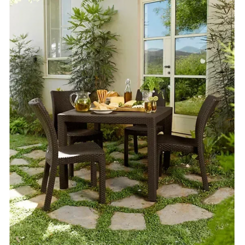 Стол садовый Keter Quartet table (Box) (коричневый)