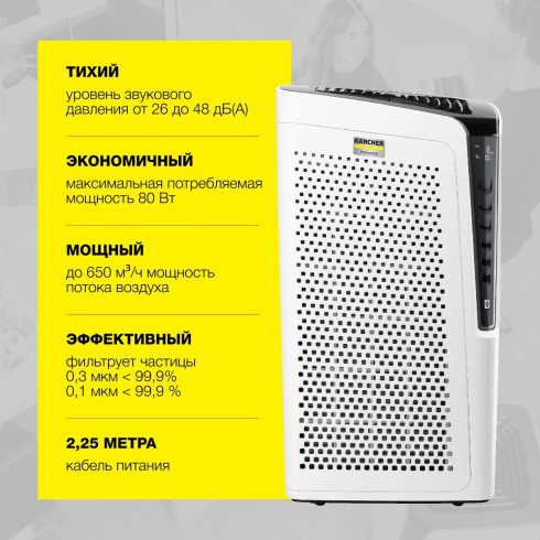 Очиститель воздуха Karcher AF 100 H13 (1.024-812.0)