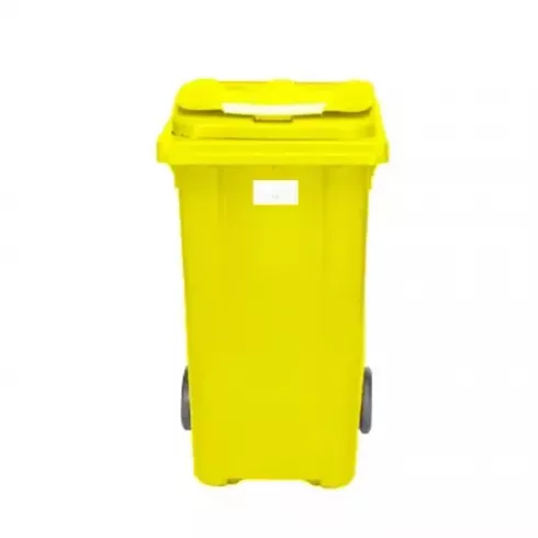 Мусорный контейнер Razak Plast 240 л (желтый)