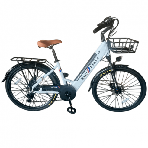 Электровелосипед Smart Balance City Pro (белый)