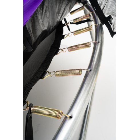 Батут с защитной сеткой Calviano 12ft Inside Master Purple 374 см