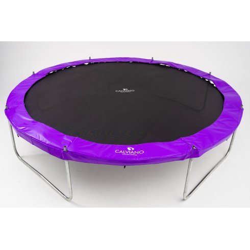 Батут с защитной сеткой Calviano 12ft Inside Master Purple 374 см