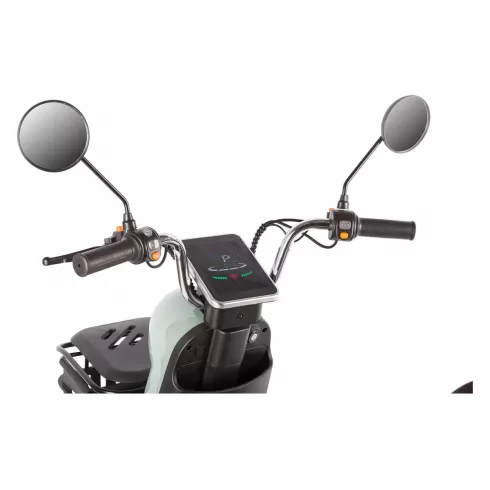 Трицикл Rutrike Gelbert Beta 48V/60V (Серебристо-белый)