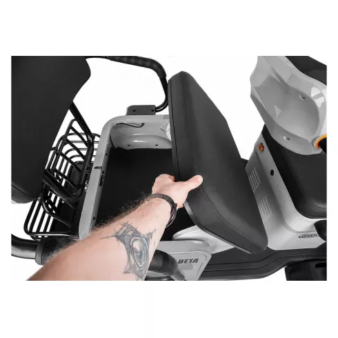 Трицикл Rutrike Gelbert Beta 48V/60V (Серебристо-белый)