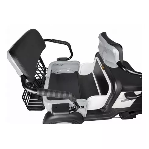 Трицикл Rutrike Gelbert Beta 48V/60V (Серебристо-белый)